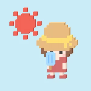 ひんやり夏日