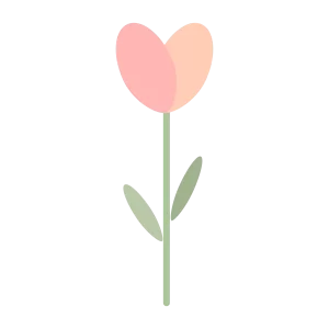 ハートの花