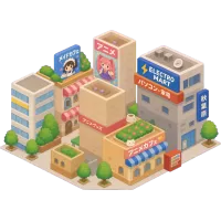 akihabara electric town (Back)