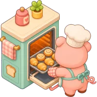baking pig (Back)