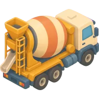 cement mixer (Back)