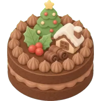 Chocolate Christmas Cake