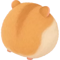 chubby hamster (Back)