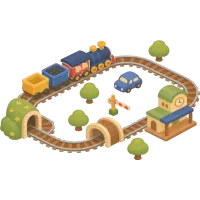 classic toy train (Back)