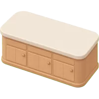 Clean Kitchen Island
