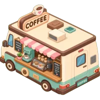 coffee food truck (Back)