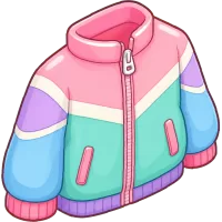 colorful windbreaker