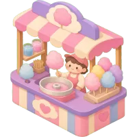 cotton candy stand