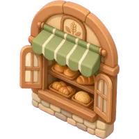 Cozy Bakery Window