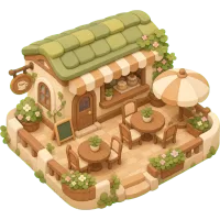 Cozy Cafe Patio