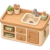 Cozy Sink Counter