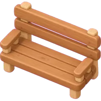 Cozy Wooden Bench