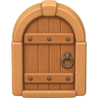 Cozy Wooden Door