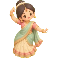 Dancing Sari Lady