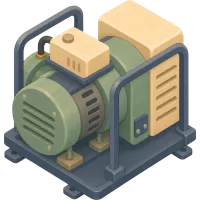 electric generator (Back)