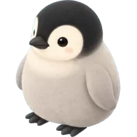 Emperor penguin chick