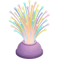 fiber optic lamp (Back)