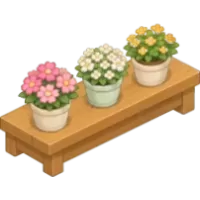 Flower Display Bench