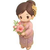 Flower Dress Lady