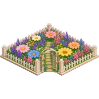 flower garden straight (Back)
