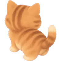 fluffy kitten (Back)