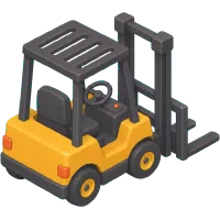 forklift truck (Back)