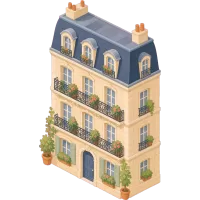 french townhouse