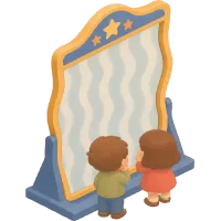 funhouse mirror (Back)