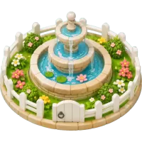 Garden Fountain Set