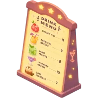 きらきらドリンクメニュー