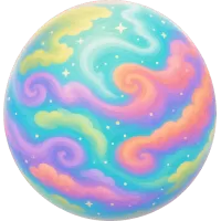 glowing planet (Back)