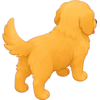 Golden Retriever (Back)