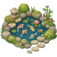 koi fish pond
