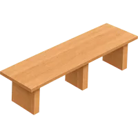 Large Wooden Community Table