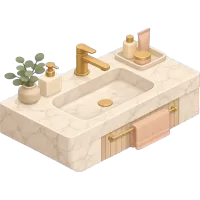 marble bathroom sink