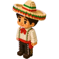 Mexican Boy in Traditional Dress