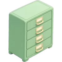Mint File Cabinet