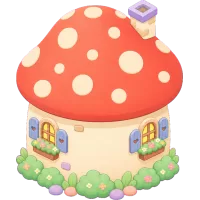 mushroom shaped house 2 (Back)