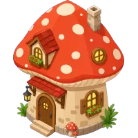 mushroom shaped house