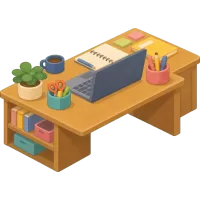 office desk (Back)