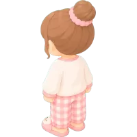 Pajama Girl (Back)