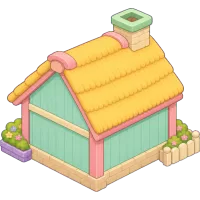 pastel colored cottage 2 (Back)