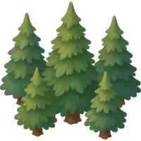 pine trees