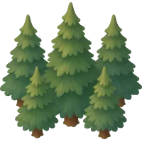 pine trees (Back)