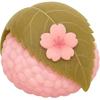 Pink Rice Cake