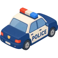 police car (Back)