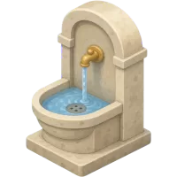 public drinking fountain