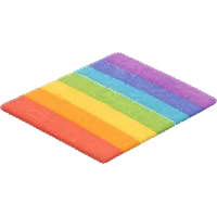 rainbow gradient carpet
