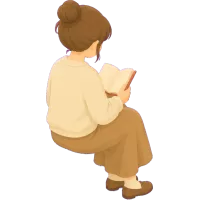 Reading Woman (Seated) (Back)