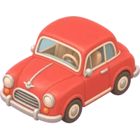 Red Retro Car